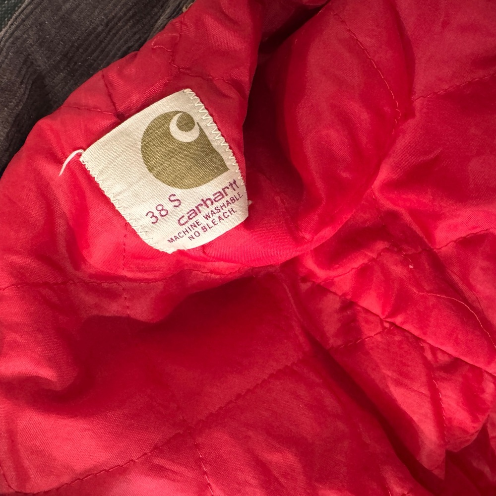Carhartt Tan Coveralls Size 38 S Vintage - Picture 4 of 5